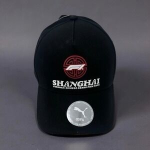 Puma Formula 1 F1 Shanghai Chinese Grand Prix 2025 Strapback Hat Black Cap NWT